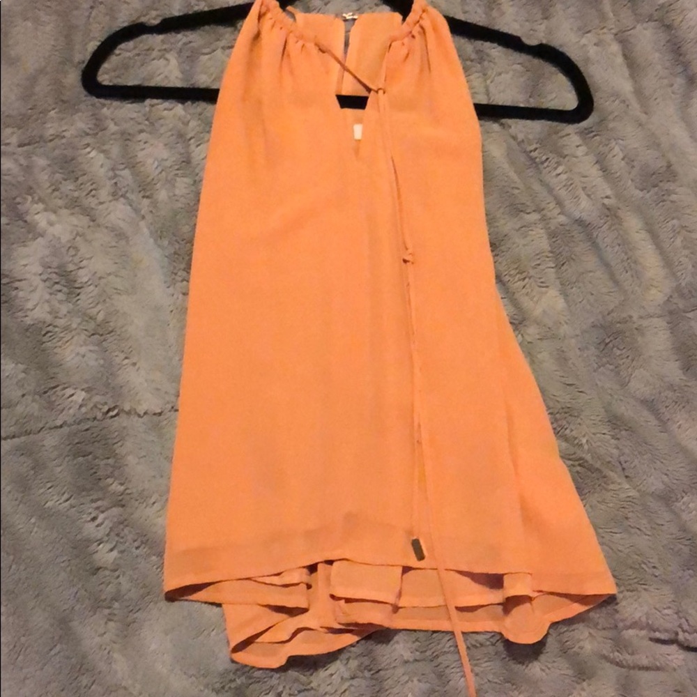 Tan Sleeveless Top
